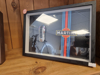 Cadre A4 – Clé Porsche Supercar Design Martini – Édition Limitée (10 exemplaires)