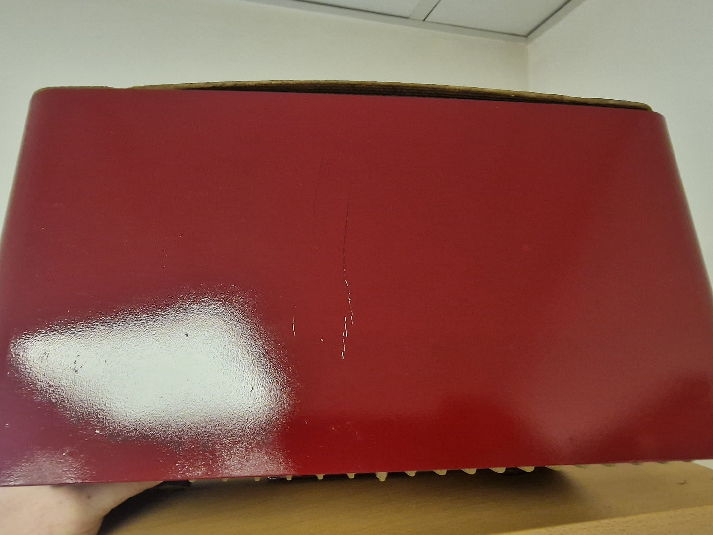 Enceinte Bluetooth Vintage Philips Rouge – Rénovée, Authentique ancienne radio