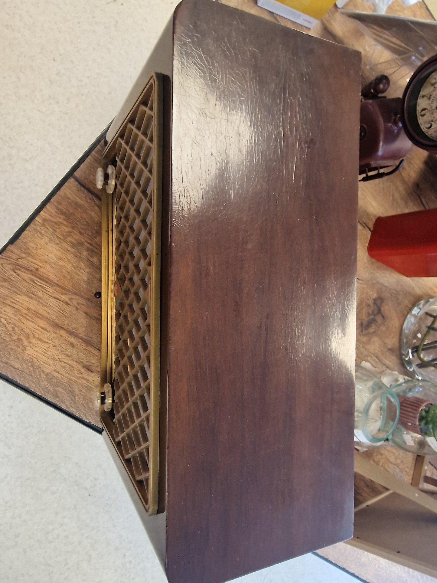 Radio ancienne Philips vintage transformée en enceinte Bluetooth – Poste TSF rétro lumineux – Pièce unique