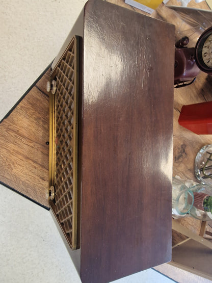 Radio ancienne Philips vintage transformée en enceinte Bluetooth – Poste TSF rétro lumineux – Pièce unique
