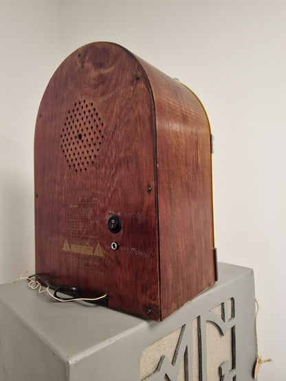 Enceinte Bluetooth  style Jukebox Vintage – Pièce Unique (Ardèche)