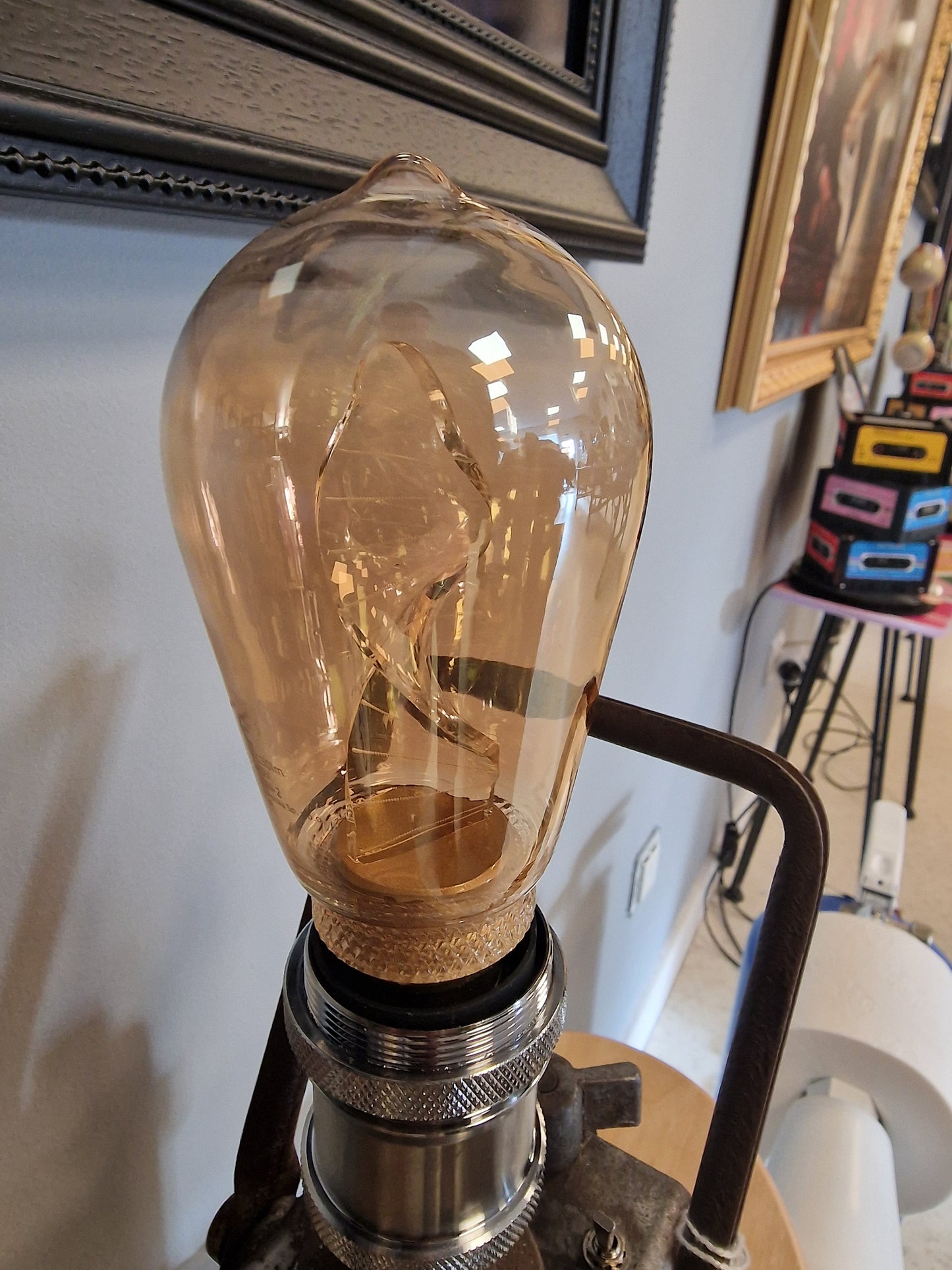 Lampe industrielle sncf vintage "Wonder"  – Création --artisanale unique