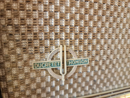 Radio Vintage Ducretet Thomson Bluetooth – Enceinte Bluetooth restaurée en Ardèche avec haut-parleur d'origine et rétroéclairage LED