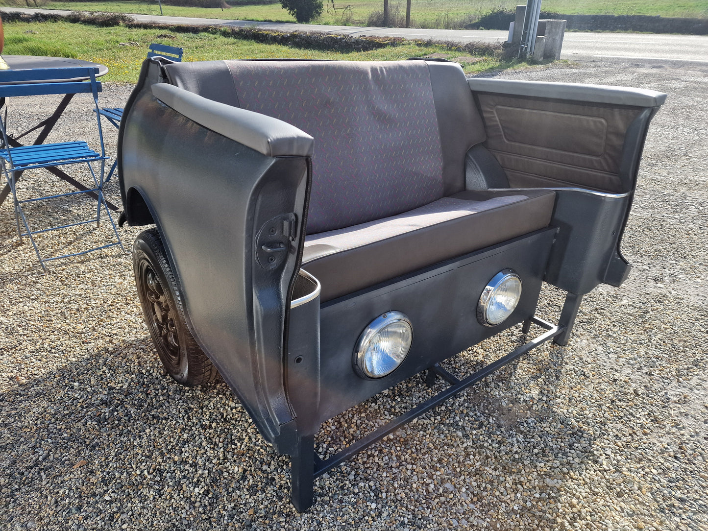 Canapé  Mini Austin – Canapé / bar  automobile vintage