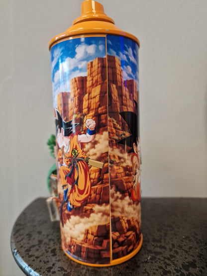 Bombe de peinture custom dragon ball z – Figurine shenron  pop culture artisanale