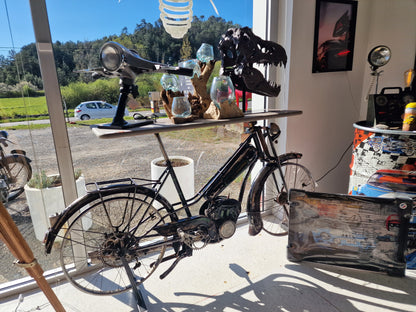 🛠️ Console industrielle unique en mobylette Rhonsonnette vintage