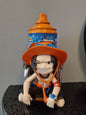 Portgas D. AceOne Piece – Bombe de peinture customisée – Décoration manga – Figurine – Création artisanale