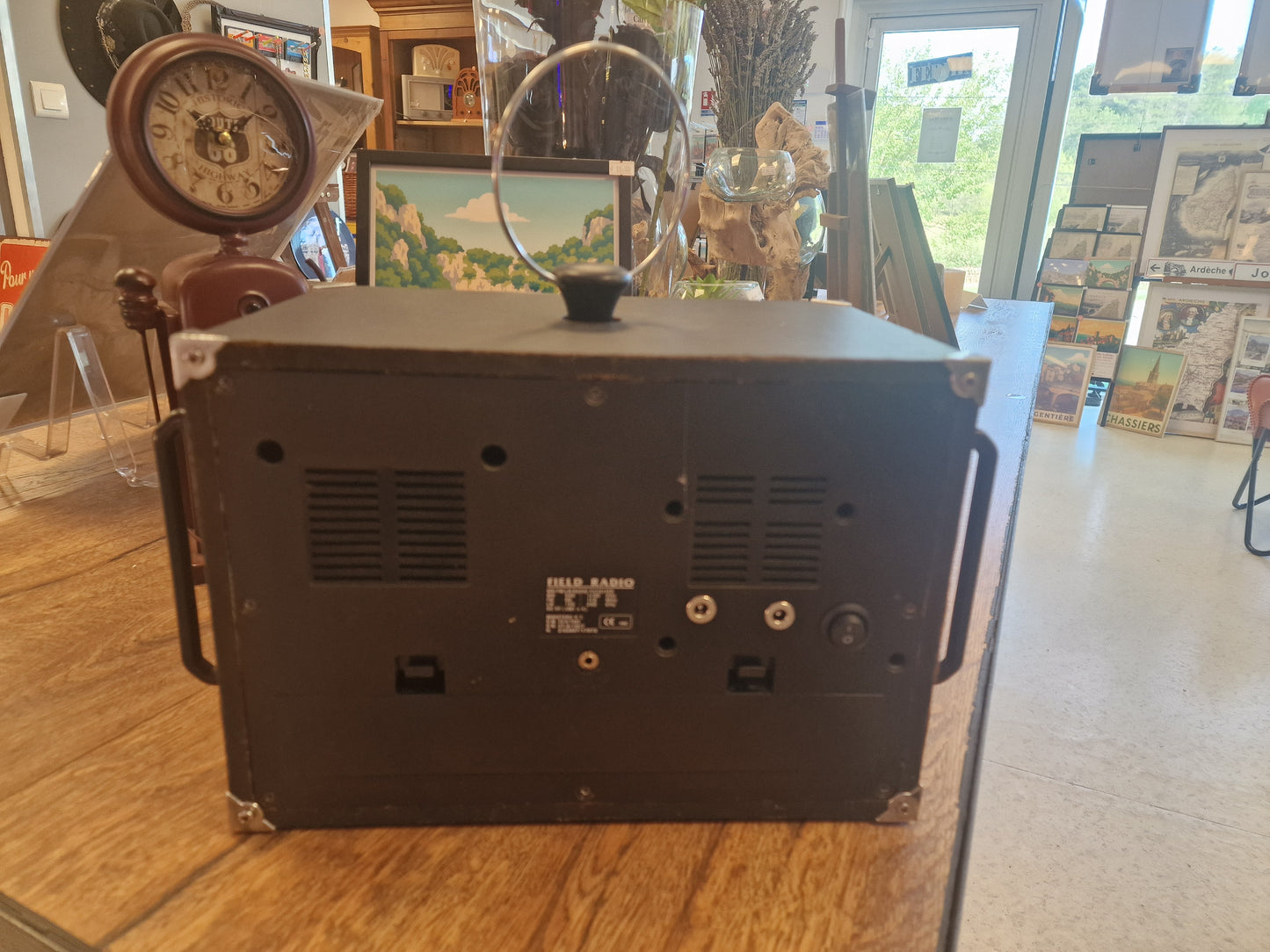 Radio Spirit of St. Louis vintage convertie en enceinte Bluetooth rechargeable – Double système indépendant – Pièce unique