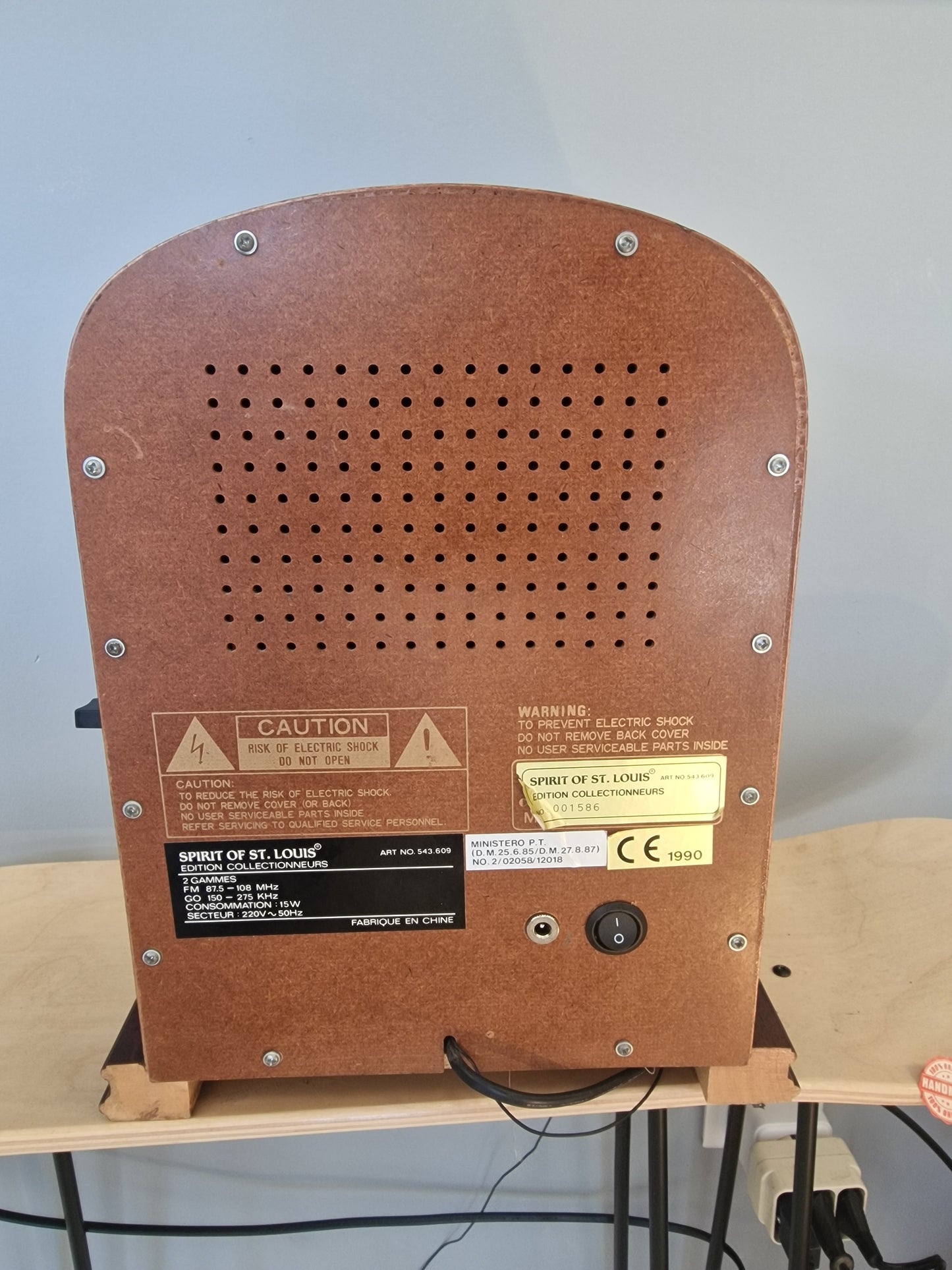 Radio vintage Spirit of St. Louis – Enceinte Bluetooth