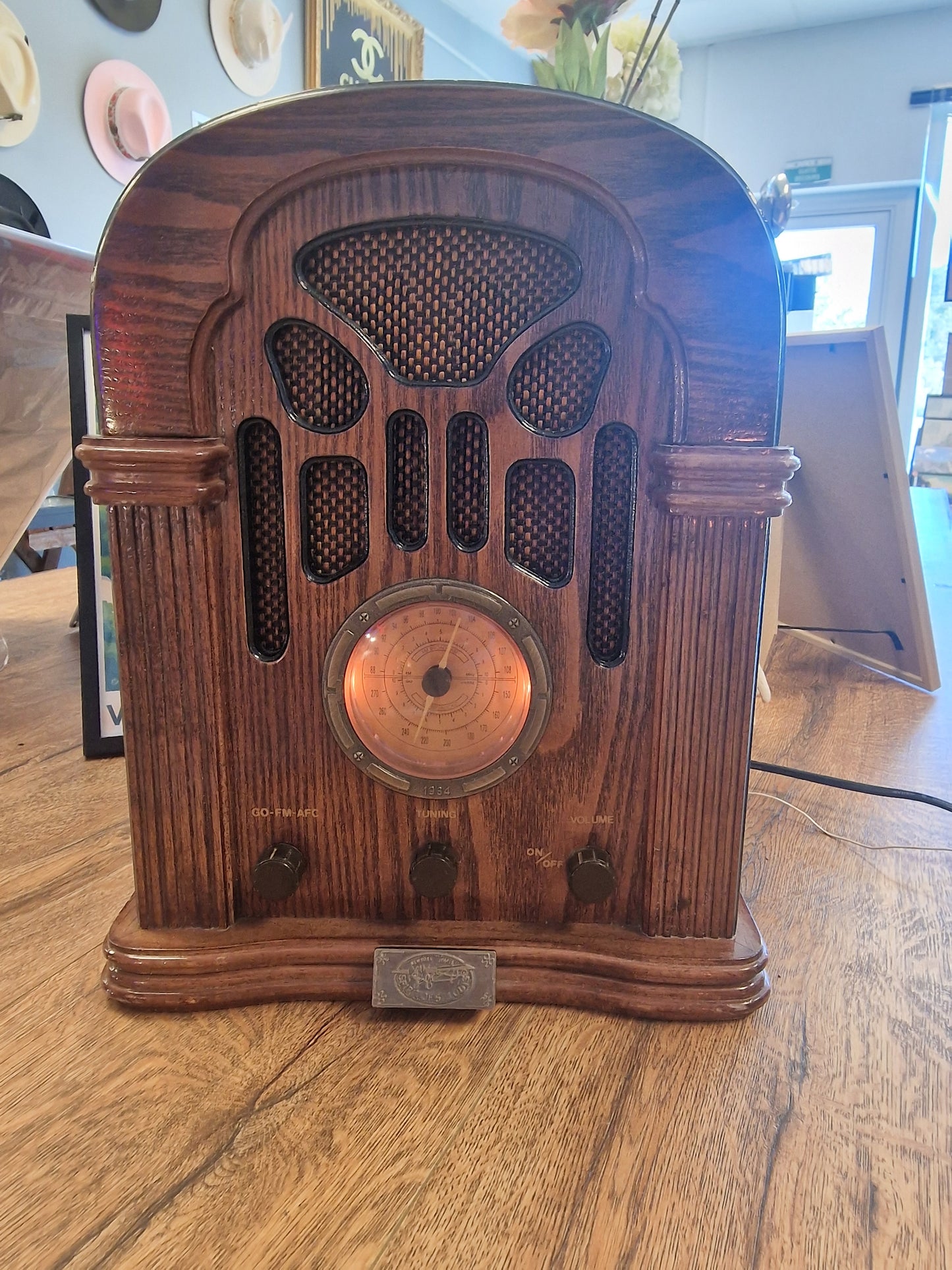 Radio vintage Spirit of St. Louis années 1990 – Enceinte Bluetooth 5.3 – Auxiliaire – Création VINTAGEDISON