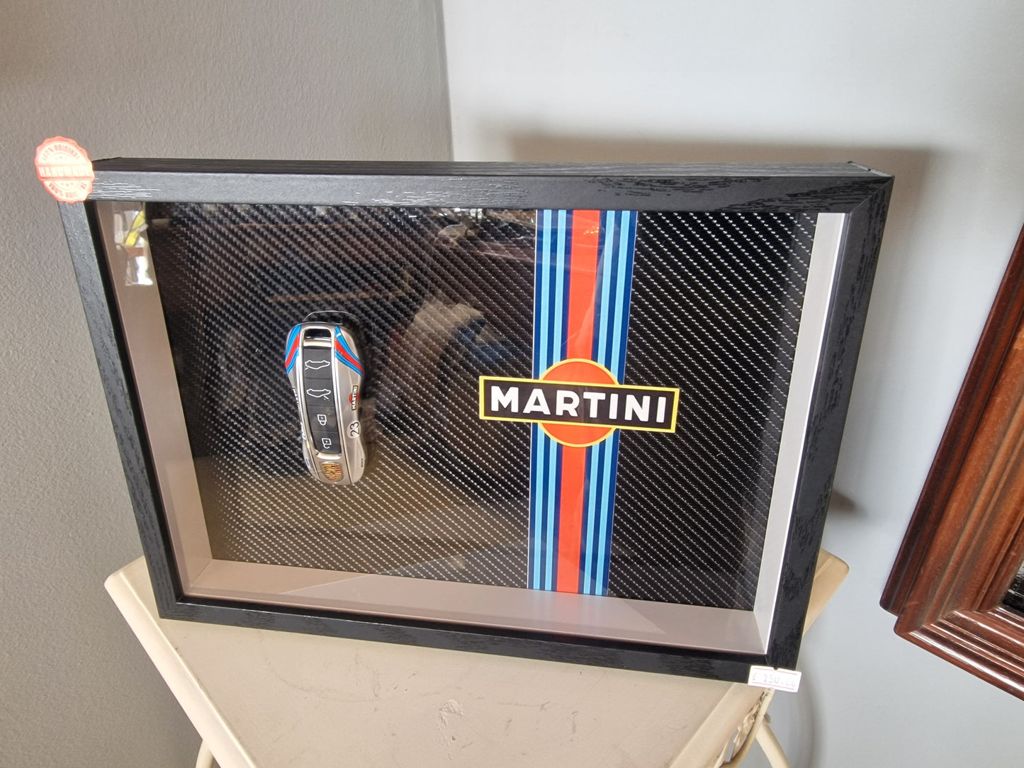Cadre A4 – Clé Porsche Supercar Design Martini – Édition Limitée (10 exemplaires)