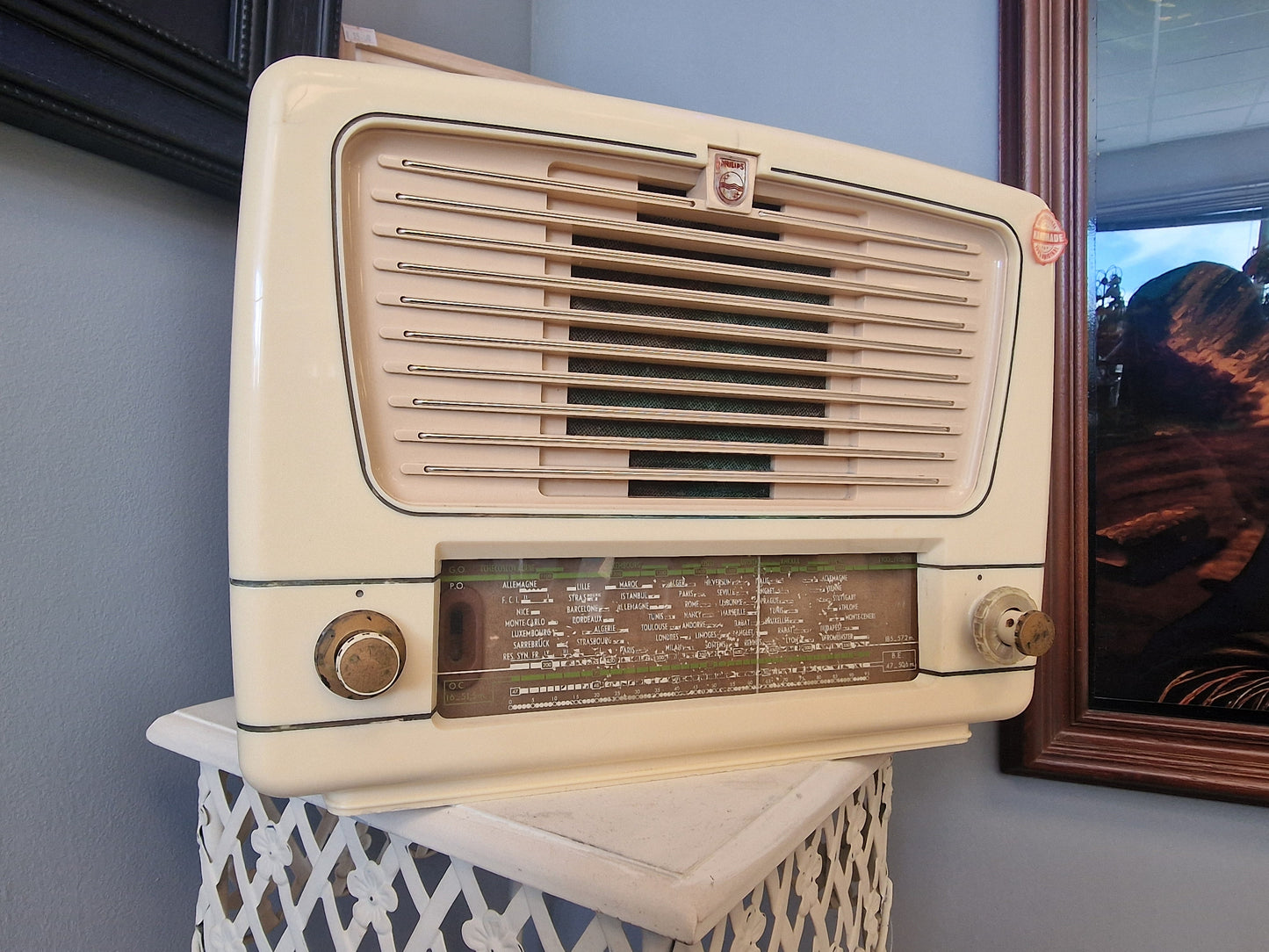 ENCEINTE BLUETOOH ancienne radio philips Vintagedison