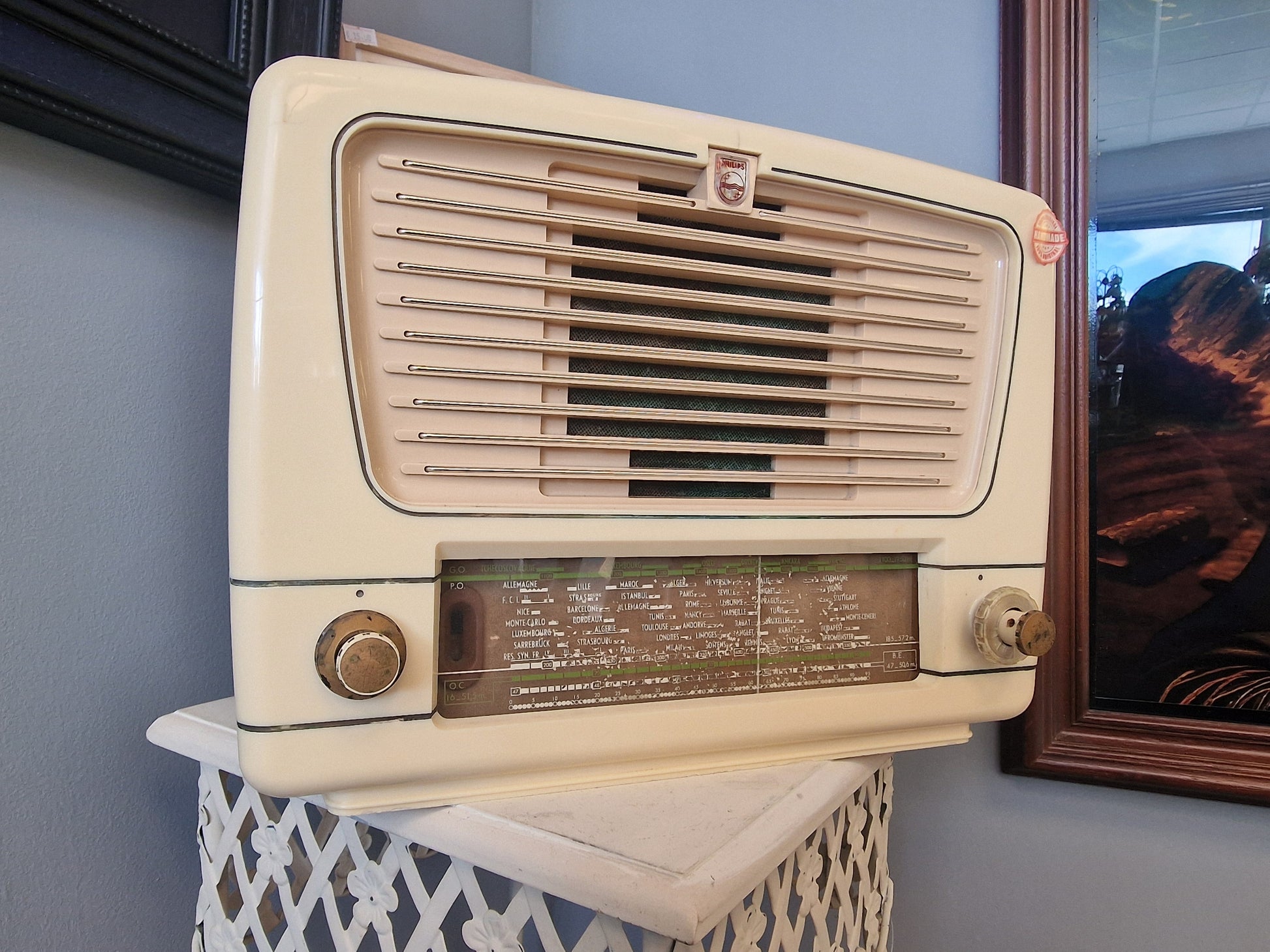 ENCEINTE BLUETOOH ancienne radio philips Vintagedison