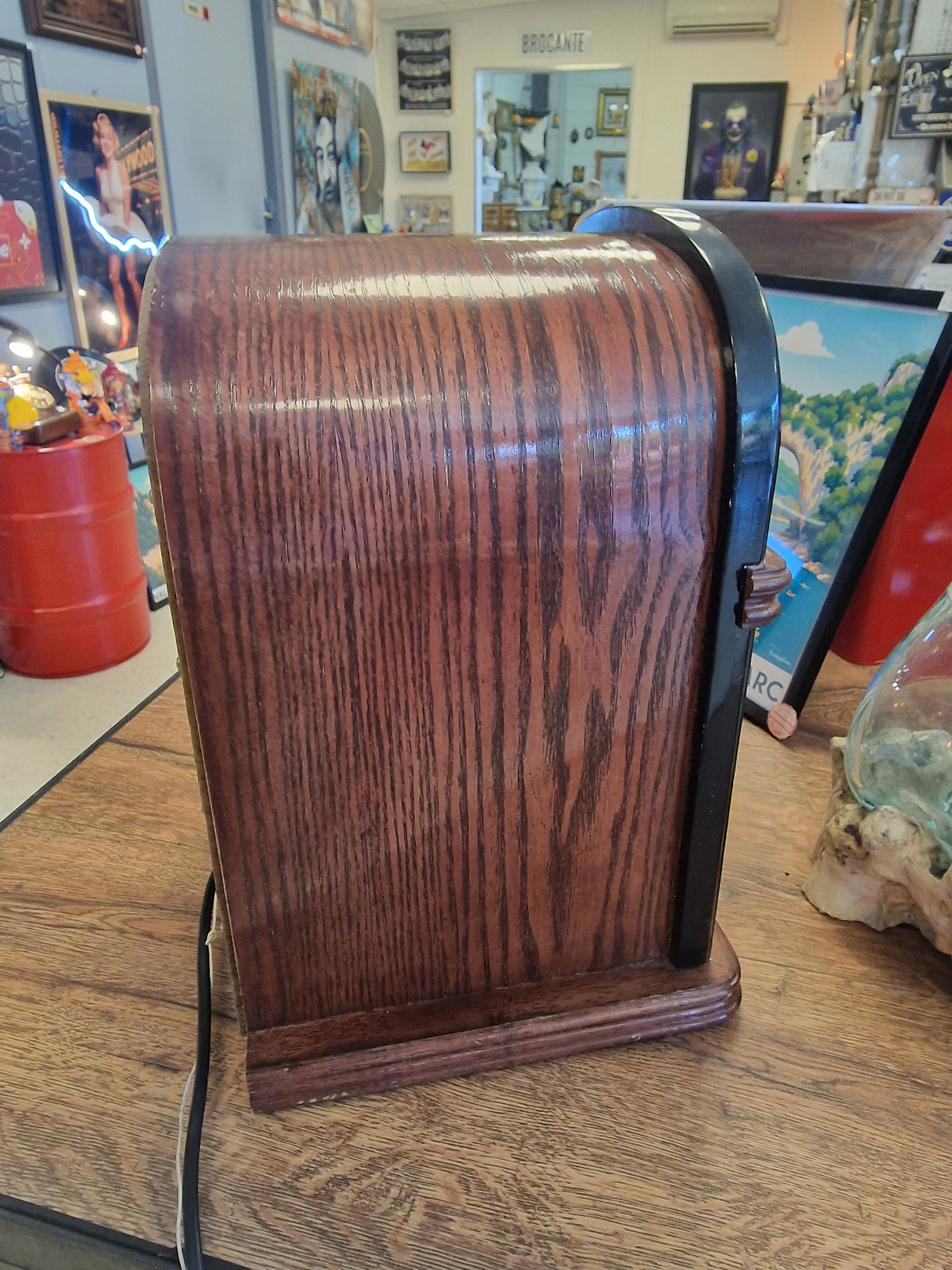 Radio vintage Spirit of St. Louis années 1990 – Enceinte Bluetooth 5.3 – Auxiliaire – Création VINTAGEDISON