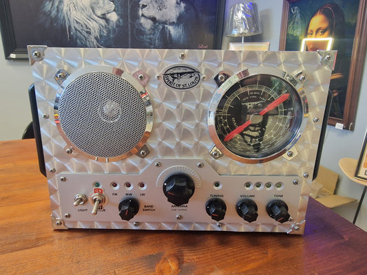 Enceinte Bluetooth 5.0 Vintage Dans Ancienne Radio Spirit Of St Louis