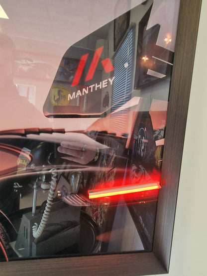 Cadre LED automobile "GT3 RS – GT3 RS – Manthey" – Création artisanale unique