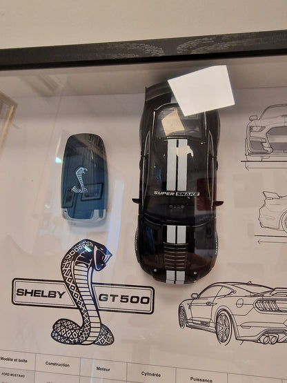 CADRE CLé  ET Réplique MUSTANG SHELBY GT500 Vintagedison