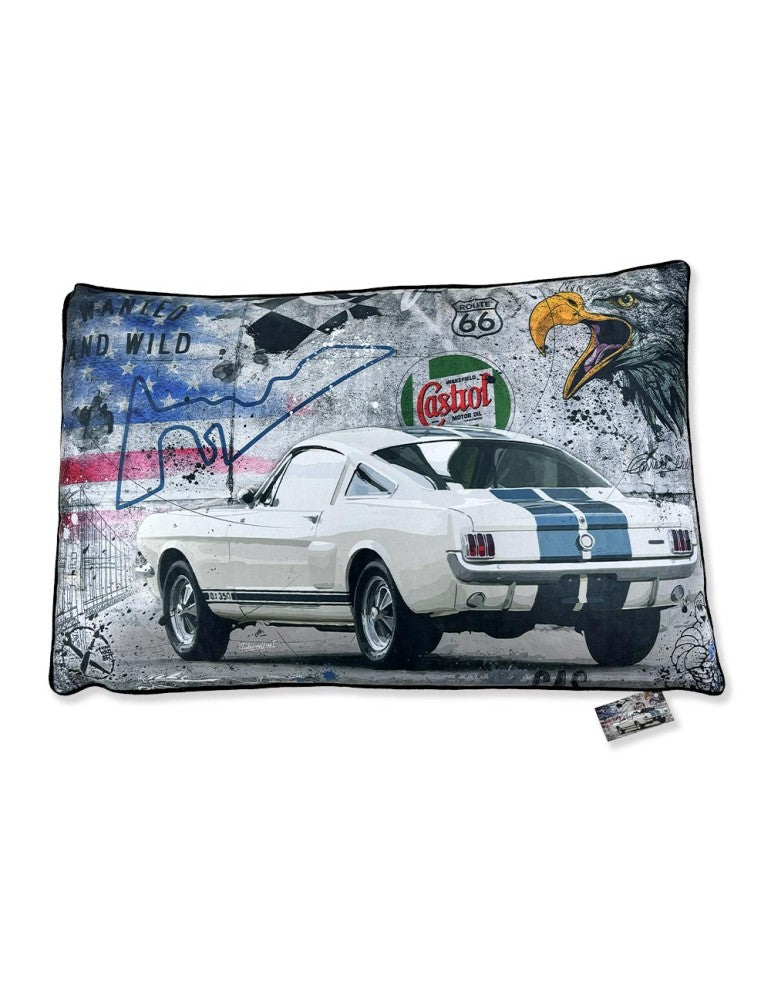 Coussin “Shelby 65” – Rubix | Décoration Automobile Vintage & Confort