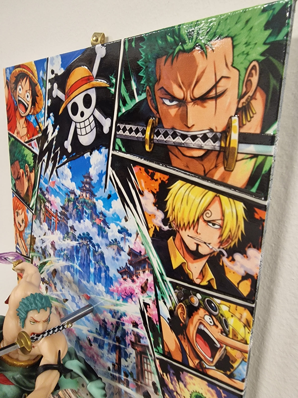 Tableau One Piece 3D Zoro – Dibond 20x30 | VINTAGEDISON