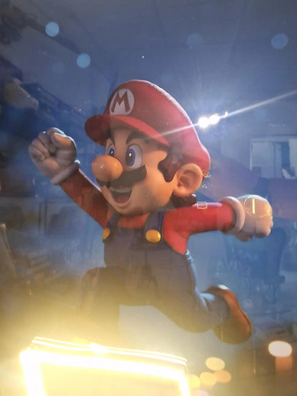 tableaux led super mario jumping bye night Etsy