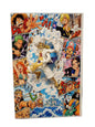 Tableau One Piece Luffy Gear 5 en relief vue de face 20 x 30 cm